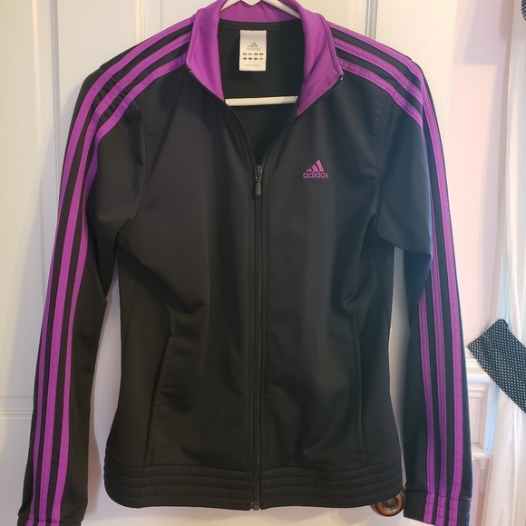 Adidas Purple Stripe Jacket 